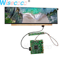 Pantalla secundaria avanzada para chasis AIDA64 de 14 pulgadas, 4K, 3840x1100, Kits DIY, pantalla LCD IPS de pez de tira larga + tablero de controlador 2024 - compra barato