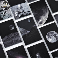 Mr.Paper 50pcs/lot Memo Pads Loose Leaf Mystery Moon Space Alien Universe Galaxy Dowling Paper Card Write Notes Down Memo Pads 2024 - buy cheap