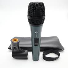 Профессиональный переключатель суперкардиоидный Ручной вокальный динамический микрофон для e835s e 835s 835 аудио караоке микшер система сценическая певица 2024 - купить недорого