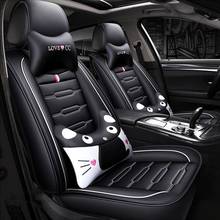 Front+Rear Car seat Cover set for Toyota Auris Avensis Aygo Camry 40 50 Chr C-hr Corolla Verso of 2020 2019 2017 2016 2024 - buy cheap