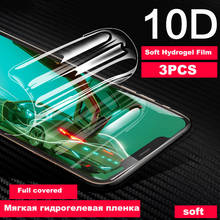 Protetor de tela do filme do hidrogel de 3 pces para o iphone 12 pro max 7 8 plus 6s película protetora macia no iphone 11 x xr xs 11 pro max mini 2024 - compre barato