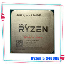 Processador amd ryzen 5 3400ge r5 3400ge 3.3 ghz, cpu quad-core eight-thread 35w, soquete am4 2024 - compre barato