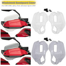 Crf1100l protetor protetor de mão windshield handguard extensões 2020 para honda crf 1100l crf 1100 l áfrica twin aventura esportes 2024 - compre barato