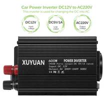 Car Power Converter Inverter 600W DC12V To AC220V Auto Car Inverter Adapter Charger 1 USB Output Interface EU Socket 2024 - buy cheap