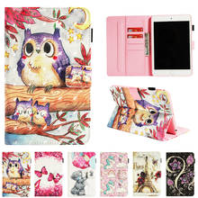 Cute 3D Cartoon Unicorn Cover For iPad Mini1 Mini2 Mini3 Mini4 Mini5 7.9 inch PU Leather wallet stand Case 2024 - buy cheap