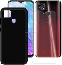 For ZTE Blade 20 Smart Case Glass Luxury Soft TPU Phone Case With Tempered glass For ZTE Blade 20 Smart 2019 V1050 Cases 6.49'' 2024 - buy cheap