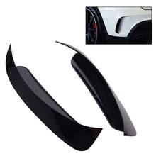 2pcs Black Car Rear Bumper Spoiler Canards Side Air Vent Cover Trim ABS Fit For Mercedes Benz GLA 250 GLA 45 AMG 200 CGI 2024 - buy cheap