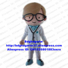 Doctor Physician Mediciner Medical Man Dentist Mascot Costume Adult Cartoon Character Shop Celebration Temple Fair zx1779 2024 - buy cheap