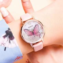 Женские наручные часы Gaiety со съемной крышкой и кожаным ремешком 2024 - купить недорого