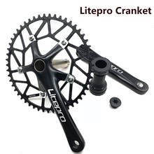 LP Litepro Road bike Foldable Bicycle modification modified SP8 170mm 130 BCD Crankset Crank bicycle parts w BB Bottom Bracket 2024 - buy cheap