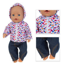 Теплая куртка для кукол, Одежда для кукол 17 дюймов 43 см, Одежда для кукол для новорожденных, Одежда для кукол для малышей, подарок на день рождения, 2020 2024 - купить недорого