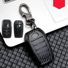Автомобильный ABS Чехол-держатель для ключей, кошельки для Toyota CHR C-HR Prado Camry Avalon Prius Corolla RAV4 Prado Land Cruiser Fortuner, 2019 2024 - купить недорого