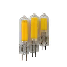 Nova lâmpada de vidro g4, 6w, 9w e 12w, sem cintilação, luz cob de 220v, substitui lâmpadas de halogênio 2024 - compre barato