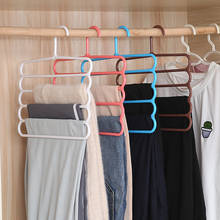 5 Layers Pants Hangers Holders Trousers Hanger Storage Rack Clothes Hanger Wardrobe Closet Organizer Clothing Hangers Wholesale 2024 - buy cheap