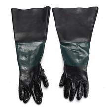 Guantes resistentes para máquina de chorro de arena, suaves y cómodos, 60Cm, 1 par 2024 - compra barato