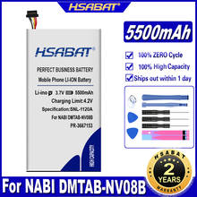 HSABAT DMTAB-NV08B 5500mAh Battery for NABI DMTAB-NV08B Dreamtab 8" PR-3667153 Tablet Batteries 2024 - buy cheap
