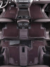 ¡Alfombras de alta calidad! Alfombrillas especiales personalizadas para coche, alfombras impermeables de doble capa para BMW X7 G07 2022 6 7 asientos, para X7 2021-2019 2024 - compra barato