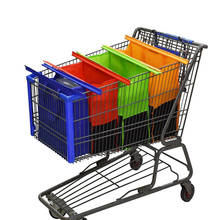VIP LINK-Bolso de compras reutilizable para mujer, bolsa con carrito de comestibles, de tela no tejida, para Centro Comercial 2024 - compra barato