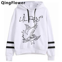 Lil peep hoodies feminino oversized impresso pulôver feminino impresso 2024 - compre barato