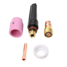 5x TIG Gas Lens Kit TIG Collet Body Fit Welding Torch Tig WP 17 18 26 2024 - buy cheap