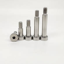 2pcs M8 stainless steel Allen shoulder screws shaft scapular plug screw equal height limit bolt bar diameter 10mm 8mm-80mm long 2024 - buy cheap