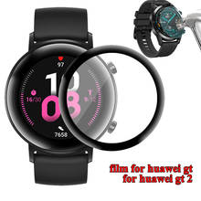 Vidro temperado premium 9h, para huawei honor magic watch 2, gt 2, 2e, 42mm, 46mm, proteção de tela à prova de explosão, acessórios 2024 - compre barato