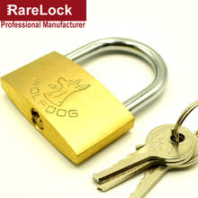 Cadeado de bronze 3 chaves 20-30mm, para armário, gaveta, maleta, jóias, cadeado, diy, mobília, equipamento 2024 - compre barato