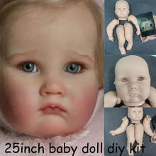 Kit de bebé Reborn de 25 pulgadas, piezas de muñeca sin terminar, sin pintar, DIY 2024 - compra barato