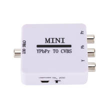 MINI convertidor de vídeo YPBPR a CVBS, componente A Adaptador AV para Monitor de proyector de TV, nuevo 2024 - compra barato
