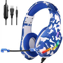 Headset gamer estéreo de cobertura total, com microfone, para ps5, ps4, xbox, pc e laptop, headset com graves profundos 2024 - compre barato