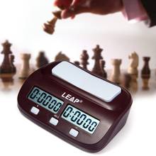 Leap digital relógio de xadrez profissional contagem, mais e menos, temporizador esportivo, eletrônico, de tabuleiro, de competição 2024 - compre barato