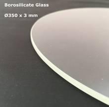 Round 350mm 3mm thick Delta Kossel Silicon Build Glass plate Perfectly flat surface for TEVO Little Monster  3D printer 2024 - buy cheap
