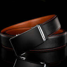 Cinturones de diseñador de moda para hombre, cinturón de cuero de lujo con hebilla deslizante, cinturón informal automático, B292 2024 - compra barato
