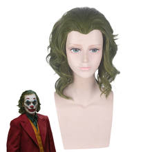 Movie Joker Origin Arthur Fleck Short Curly Wig Cosplay Costume Joaquin Phoenix Joker Synthetic Hair Wigs 2024 - buy cheap