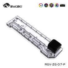 Bykski Distro Plate Reservoir For ZEAGINAL 07 Case,Transparent Water Tank Fit DDC,Support Sync Mainboard ,RGV-ZG-07-P 2024 - buy cheap