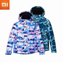 Original Xiaomi Mijia Children Star Print Ski Suit Waterproof Breathable Boy and Girl Warm Thick Jacket Winter Mid-length Coat 2024 - buy cheap