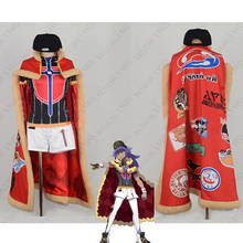 Fantasia de cosplay do anime sword shield leon, traje personalizado 2024 - compre barato