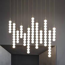 Modern Led Pendant Lights Post-modern Creative Art Ball Bedside Pendant Lamp Stair Kitchen Bar Lustre Hanglamp Lighting Fixture 2024 - buy cheap