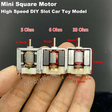 10pcs Micro 020 18mm Square DC Motor  3V 4.5V 6V 9V 12V 10000-40000RPM High Speed Electric motor 1.5mm Shaft DIY Slot car 2024 - buy cheap