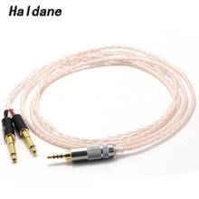 Haldane-Cable de actualización de auriculares de repuesto para Meze 99 Classics/Elear Focal, de cobre y cristal individual equilibrado de 2,5mm 2024 - compra barato