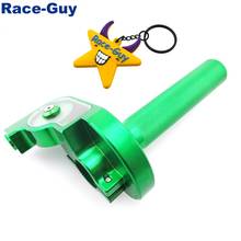 Alavanca de acelerador torção verde universal para bicicleta mo, para 50cc 70cc 90cc 110cc 125cc 140cc 150cc 160cc 200cc 250cc pit dirt trail 2024 - compre barato