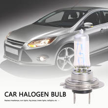Lâmpada halógena de alta potência para farol de carro, lâmpada h7 3000k, amarela, 12v, 55w para farol de carro, farol de neblina 2024 - compre barato