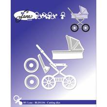 Aliliarts-moldes para corte de metal, carrinho de bebê, scrapbook, álbum de fotos, decoração, cartão de papel, artesanato, molde, 2021 2024 - compre barato