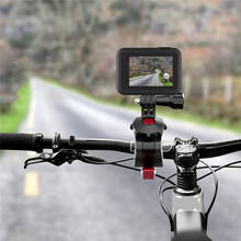 Suporte de câmera para bicicleta, suporte ajustável de estrada para câmera de ação gopro para osmo action for dji osmo pocket sport camera acessórios 2024 - compre barato