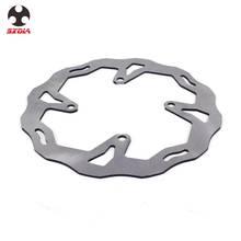 Rotores de disco de freno delantero plateados para motocicleta, para Kawasaki KX125, KX250, KX250F, KX450F, KLX450R, KX 125, 250, 250F, 450F 2024 - compra barato