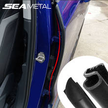 2pcs Car Door Seal Strip Rubber Car Door Side Sealing Weatherstrip For Car Waterproof Noise Insulation Sealant Auto Protection 2024 - купить недорого