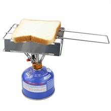 Camping Bread Mesh Net Grill Foldable Stainless Steel Hiking Bread Plate Portable Bread Toaster For Camping Picnic Mesh Net Gril 2024 - buy cheap