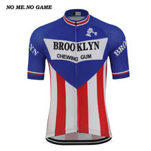 Classic Brooklyn Cycling Jersey Men's Retro Bicycle Jersey Summer Short Sleeve Road Bike Shirts Cycling Clothing MTB Cycle Wear 2024 - buy cheap