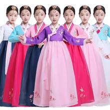 Child Korean Hanbok Costume Girl National Dance Performance Dress Hanbok Vintage Orient Minority Hanbok Costume Cosplay Clothing 2024 - buy cheap