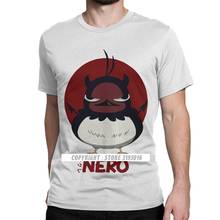 Camiseta estampa preto de trevo, camiseta vintage 3d de gola redonda, camisa de anime japonês para homens, camisa de marca da moda, tamanho grande 2024 - compre barato